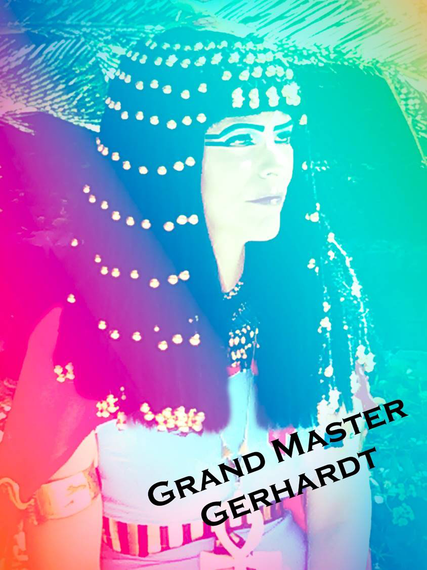 grand master gerhardt as egyptian priestess